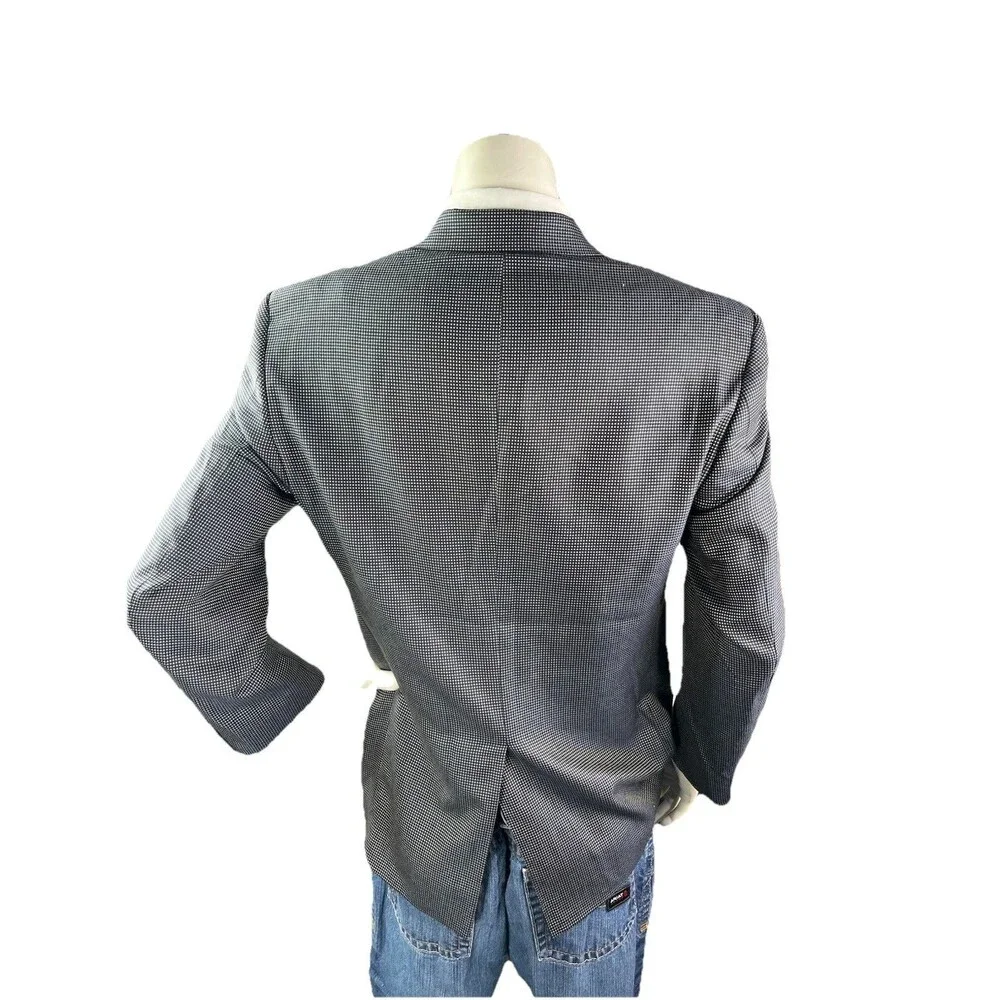 E. Thomas Adolfo Silk Wool Super Merinos 110 Sport Jacket Blazer Men 38S Italy